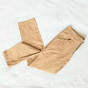 Lauren Ralph Lauren Pants Khaki Front Zip Academia Chino 6 Preppy